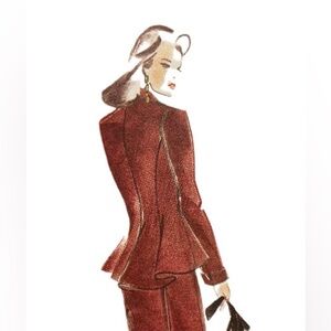 Uncut Vogue Sewing Pattern 1048 Misses' Jacket and Skirt